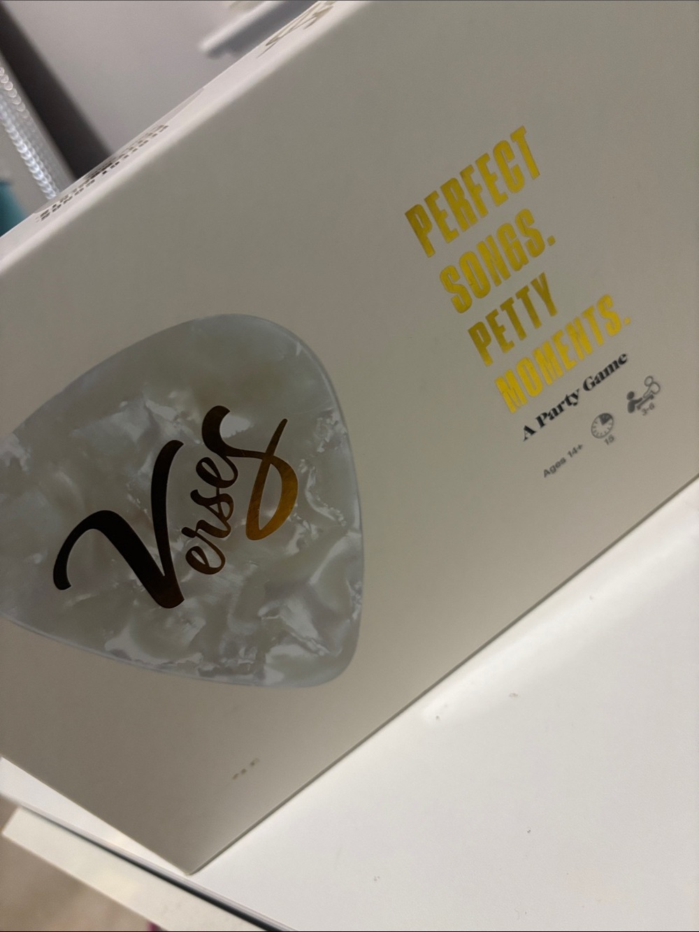 Perfect Songs Petty Moments Party Game - White